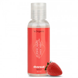 Lubrifiant Organique Fraise 60 ml