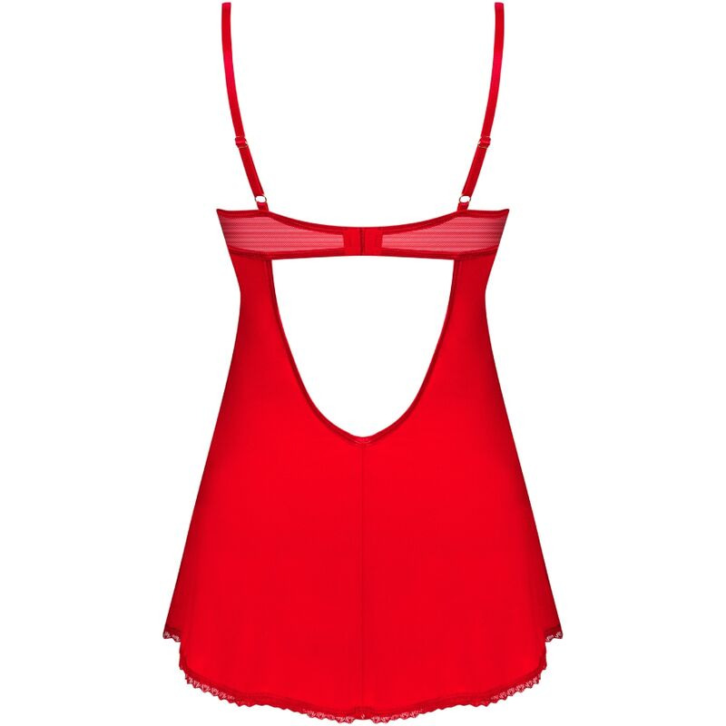 Ingridia Chemise & Tanga Rojo