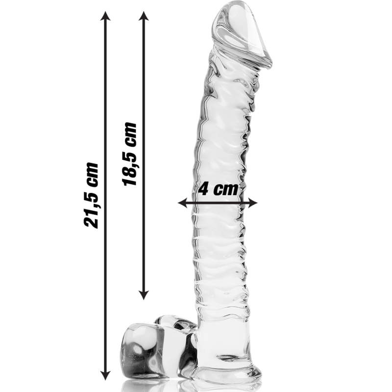 Dildo Cristal Modelo 23 Transparente