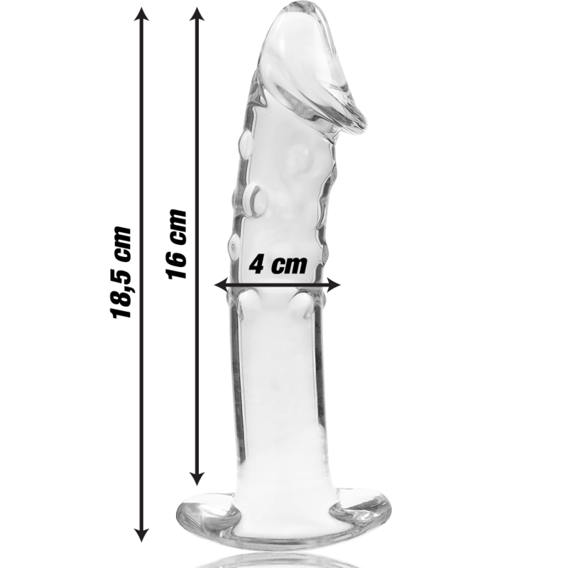 Dildo Cristal Modelo 19 Transparente