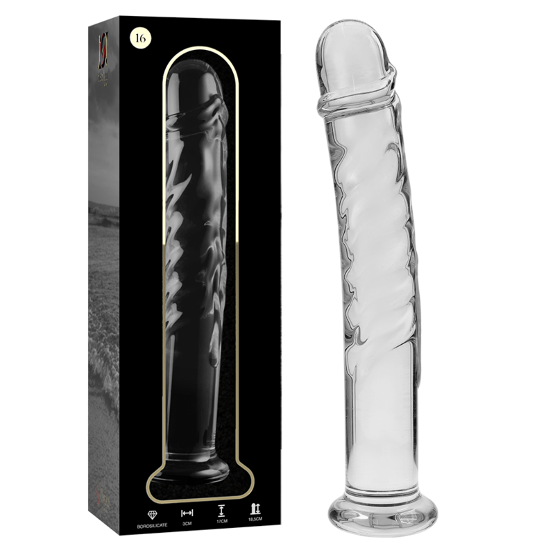 Dildo Cristal Modelo 16 Transparente