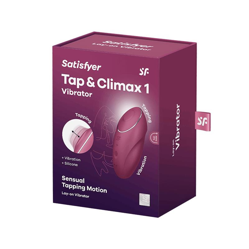 Satisfyer Tap & Climax 1 Rojo