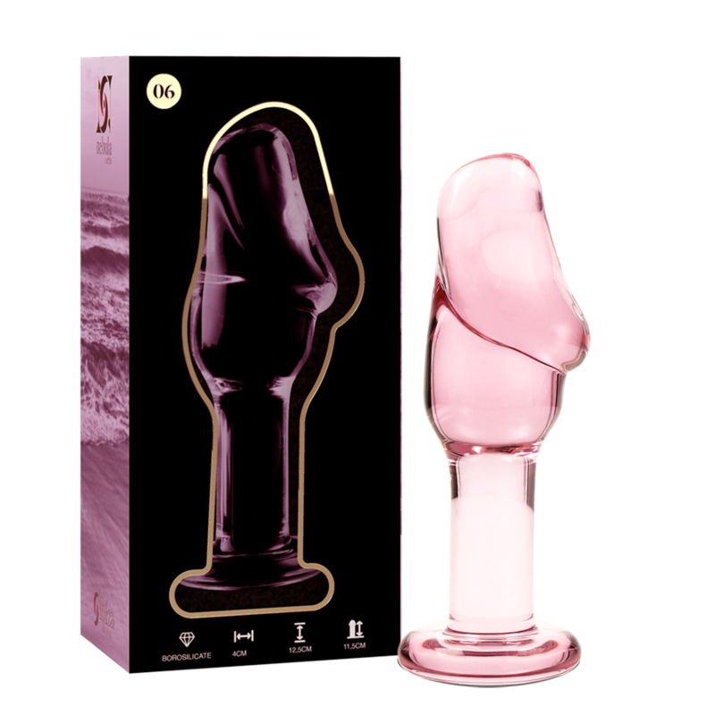 Plug Cristal Modelo 6 Rosa