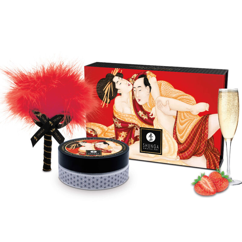 Shunga Polvos Corporales 75 g Fresas Champagne