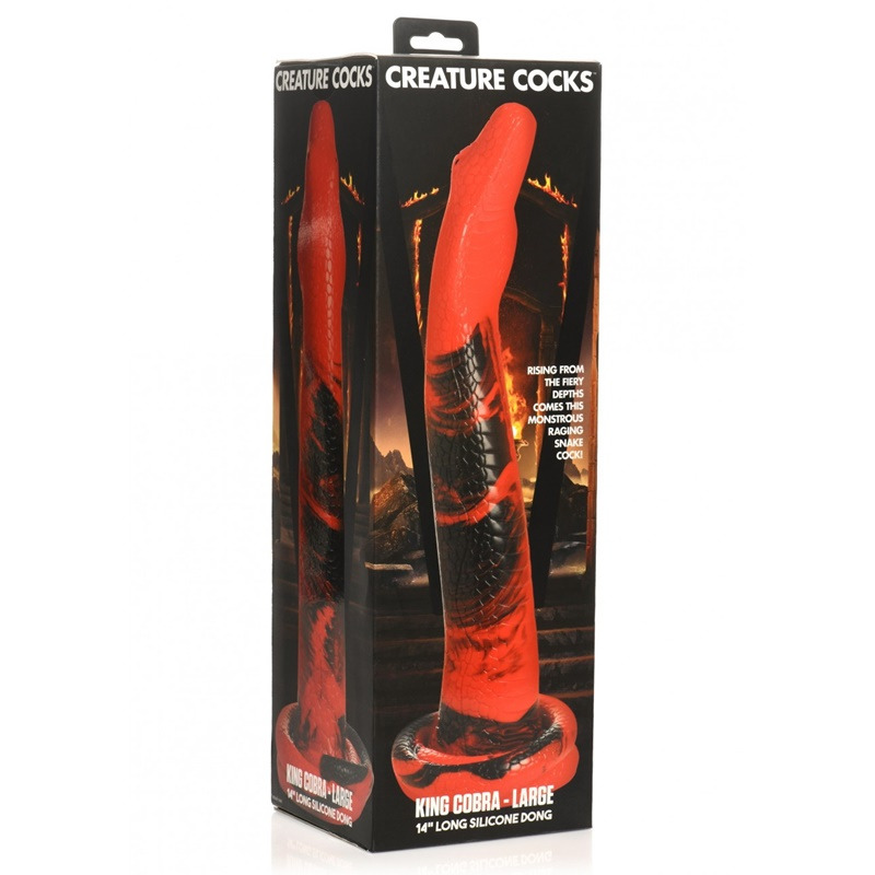 Dildo Silicona King Cobra Large 35,5 cm