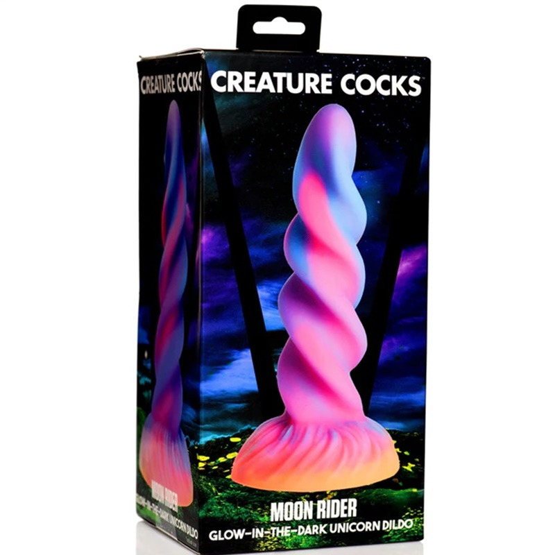 Dildo Silicona Fosforescente Moon Rider Unicorn