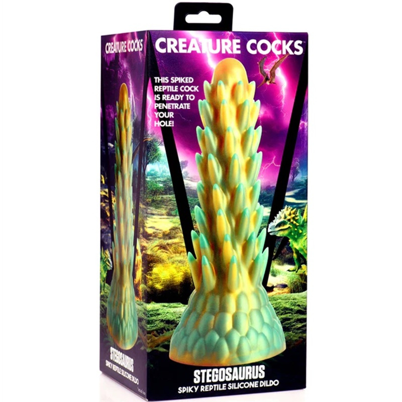 Dildo Silicona Stegosaurus Spiky Reptile