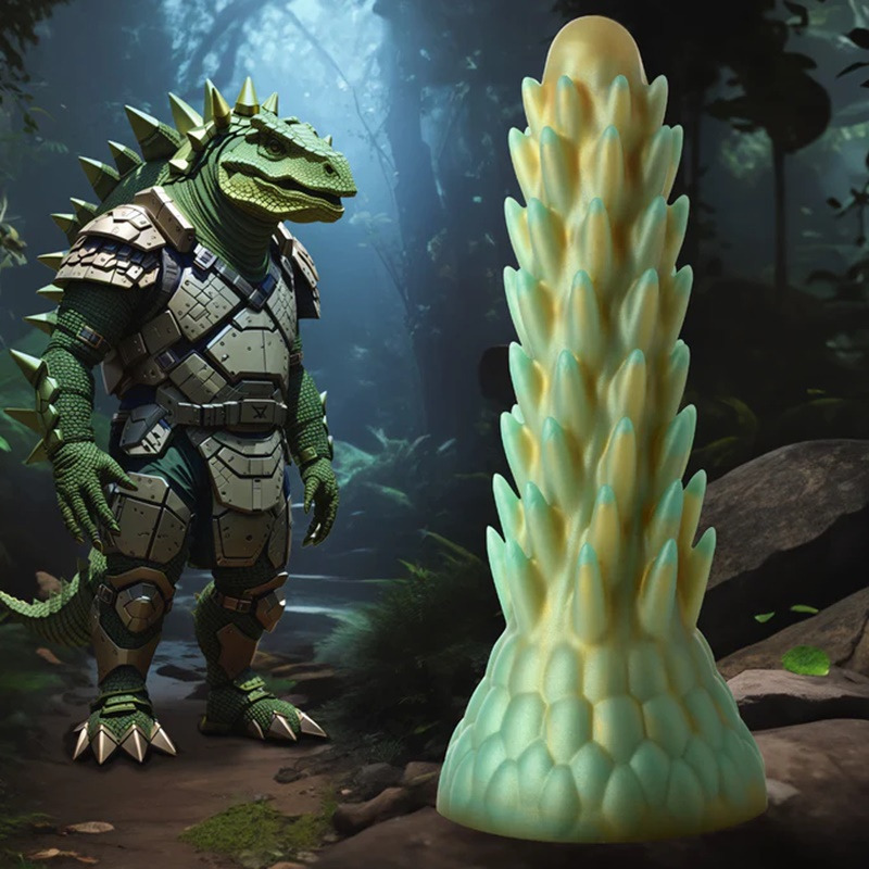 Dildo Silicona Stegosaurus Spiky Reptile