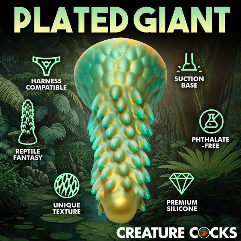 Dildo Silicona Stegosaurus Spiky Reptile