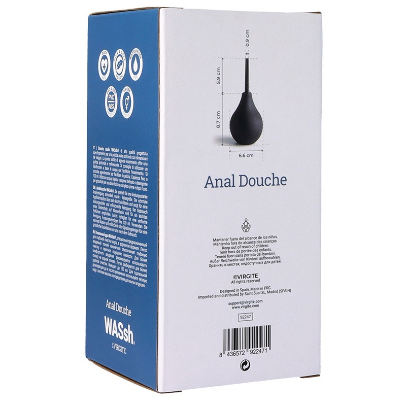 Enema Limpieza Anal Negra 120 ml