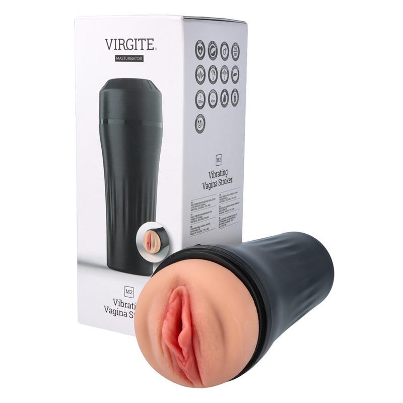 Masturbador M2 Vibrador Vagina USB Flesh