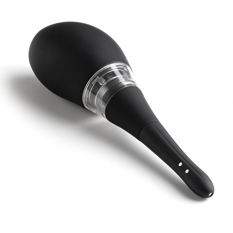 Enema Limpieza Anal Negra USB 300 ml