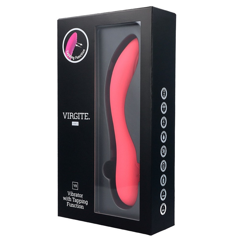 Vibrador Tapping Recargable V8 Rosa