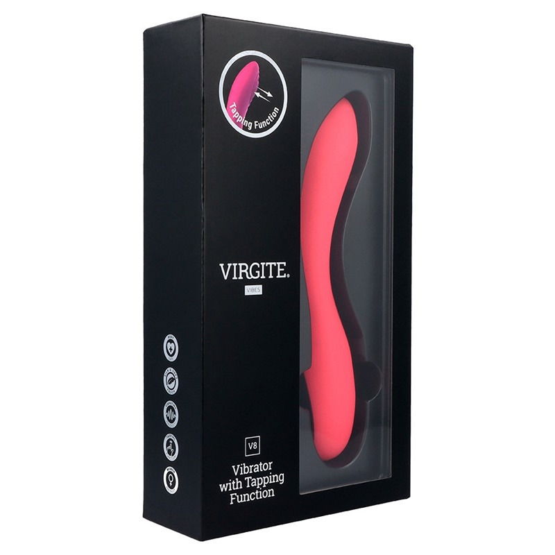 Vibrador Tapping Recargable V8 Rosa