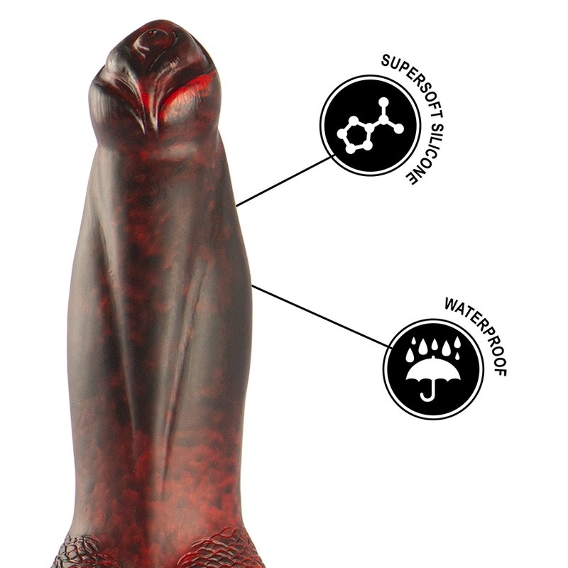 Prometheus Dildo Titán en Llamas Control Remoto