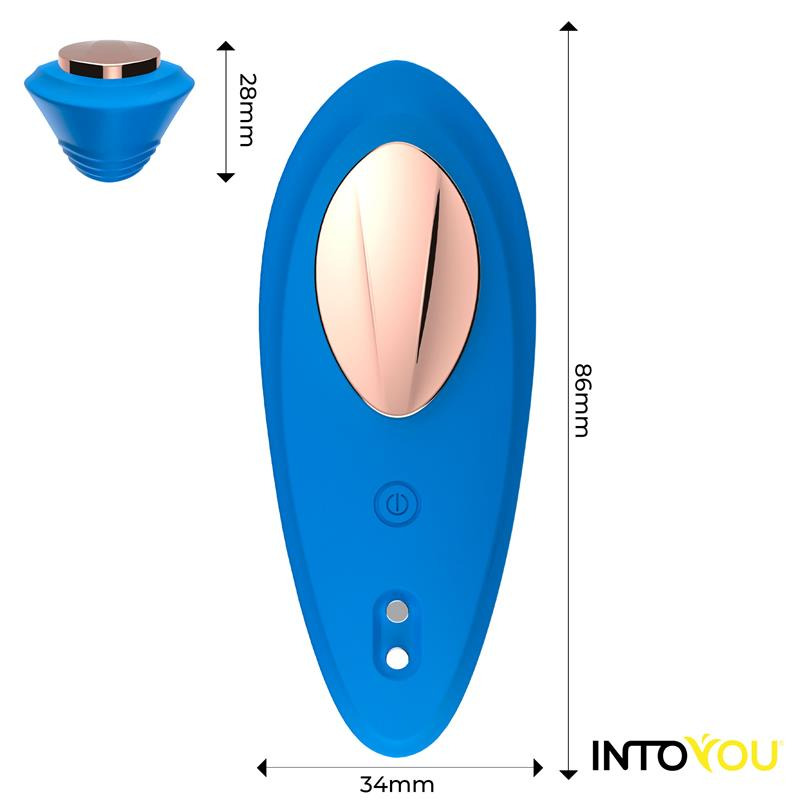 Vibrador de Braguita con app Azul