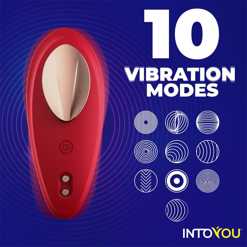 Vibrador de Braguita con App Rojo