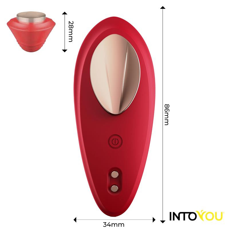 Vibrador de Braguita con App Rojo