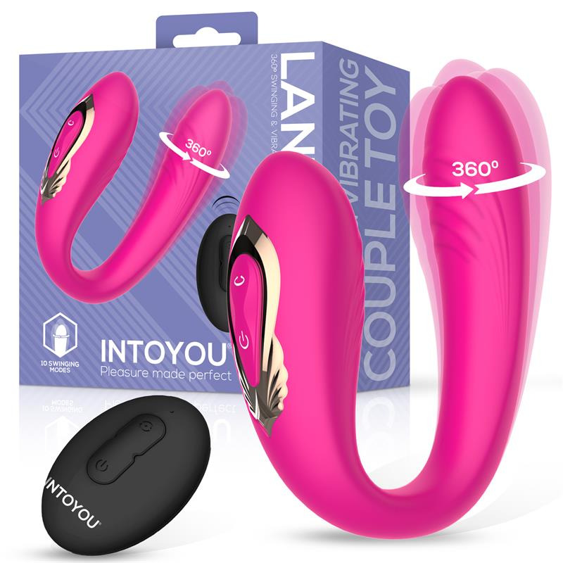 Lanty Vibrador para Parejas 360º Control Remoto