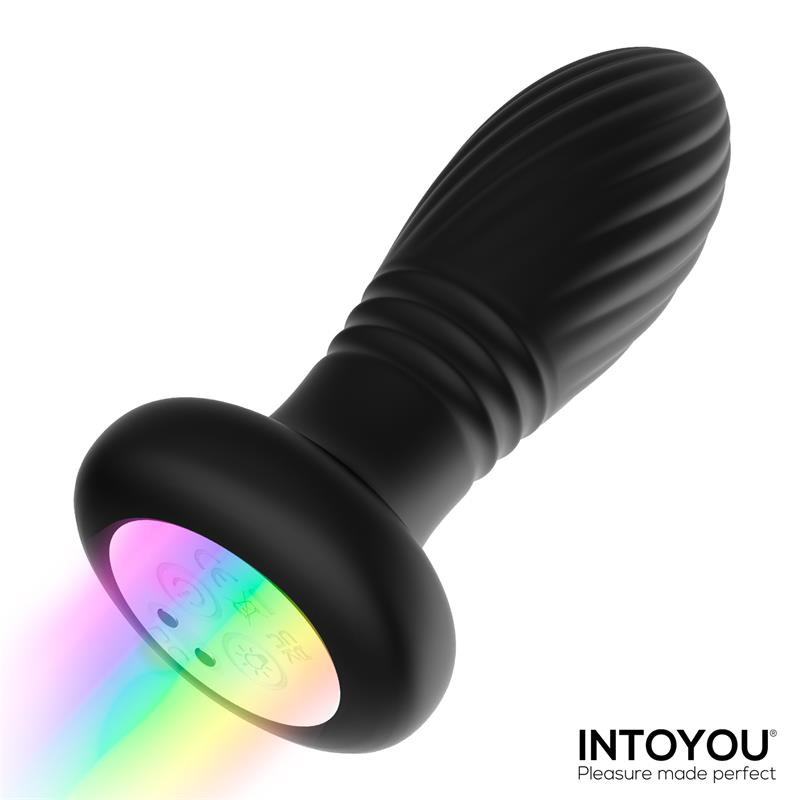 Tainy Plug Anal Luces Led con Control Remoto