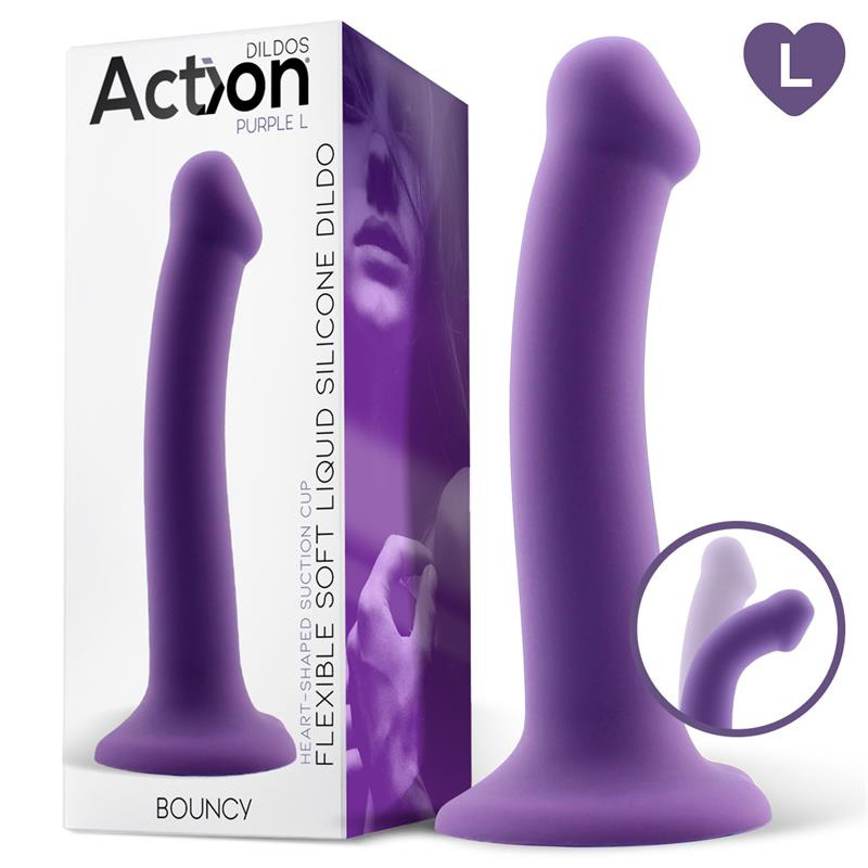 Bouncy Dildo Talla L Morado