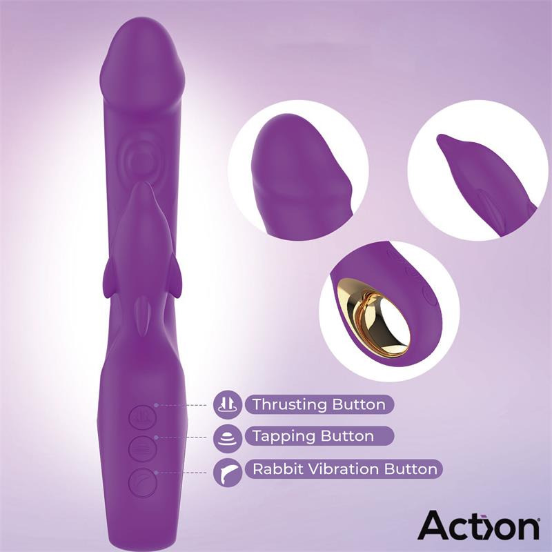 Fliper Vibrador Morado