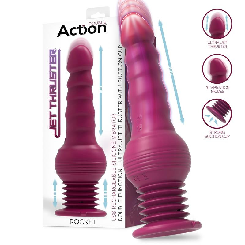 Rocket Vibrador con Ventosa