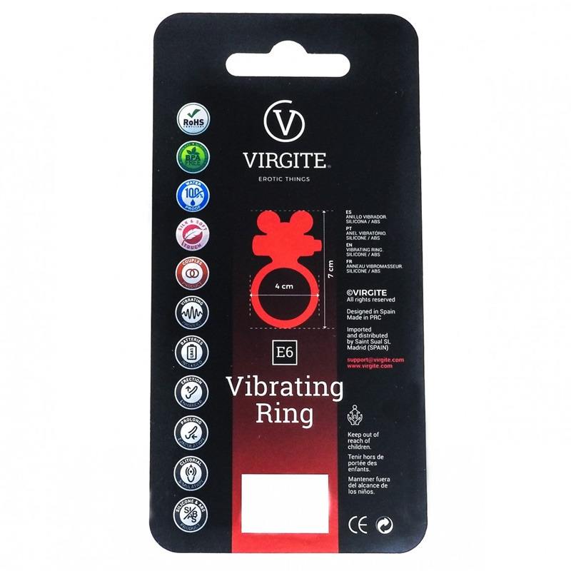 Anillo Vibrador E6 Rosa