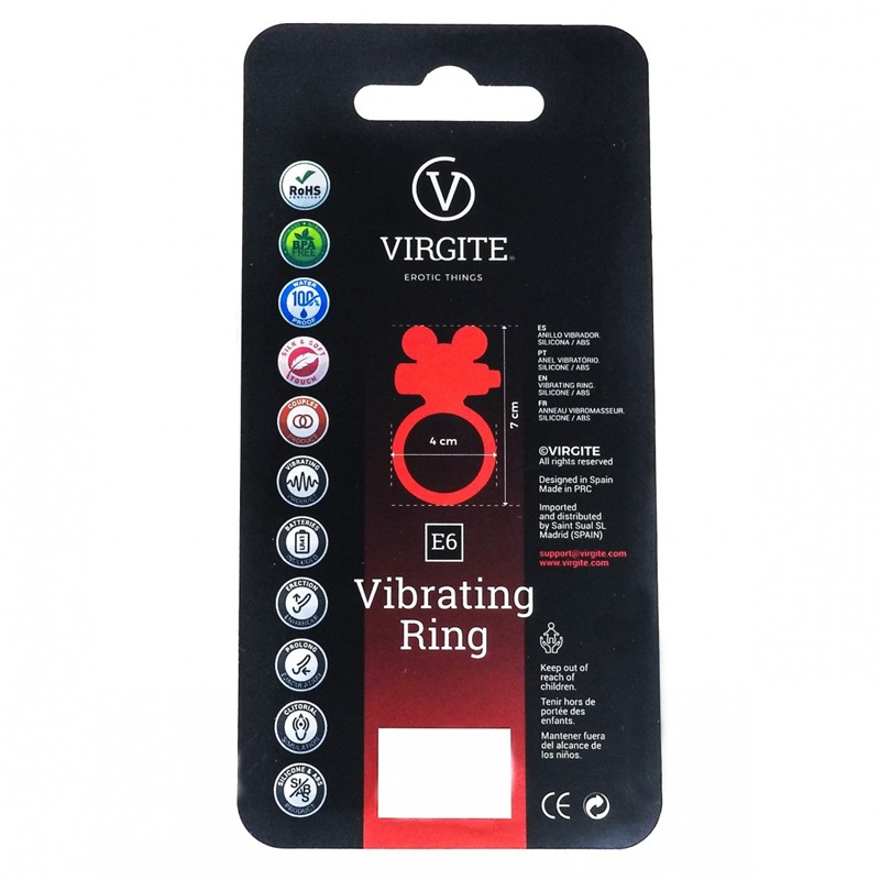 Anillo Vibrador E6 Negro