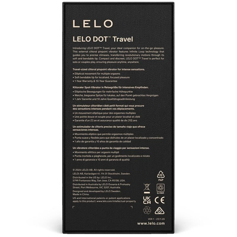 Lelo Dot Travel Rosa