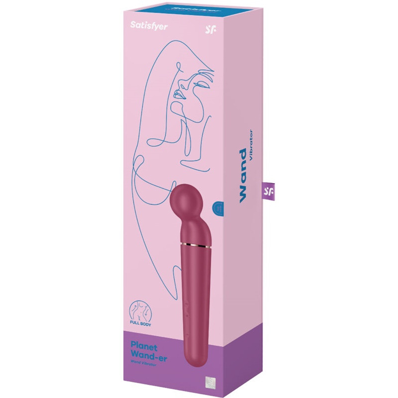 Satisfyer Planet Wand-er Granate