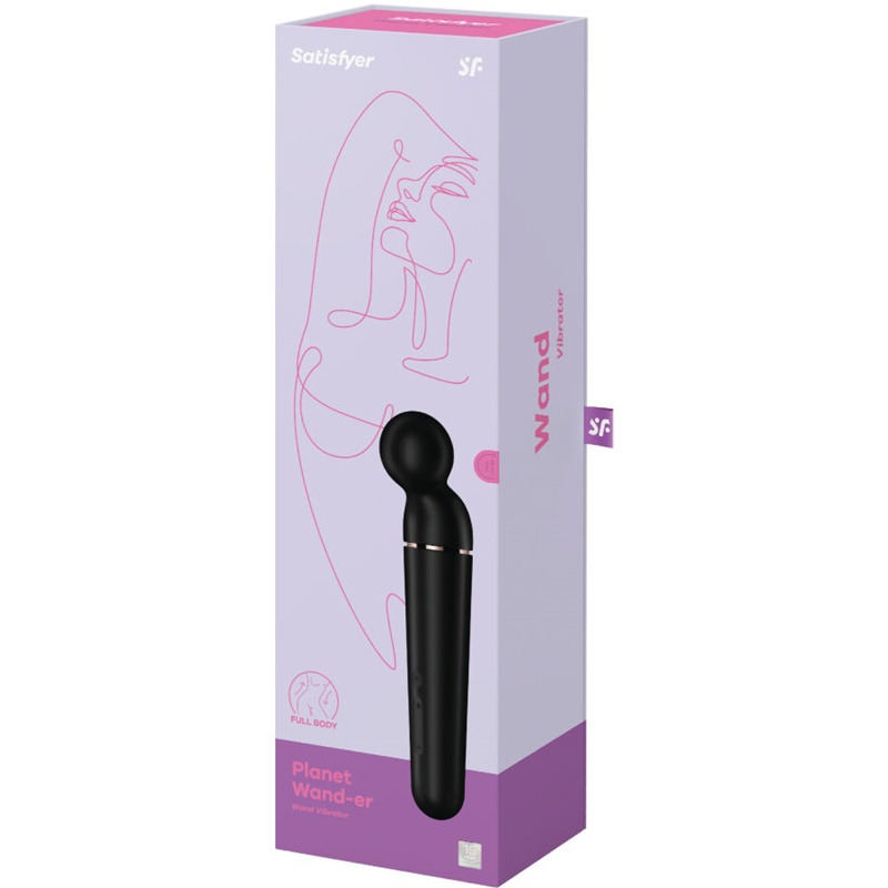 Satisfyer Planet Wand-er Negro