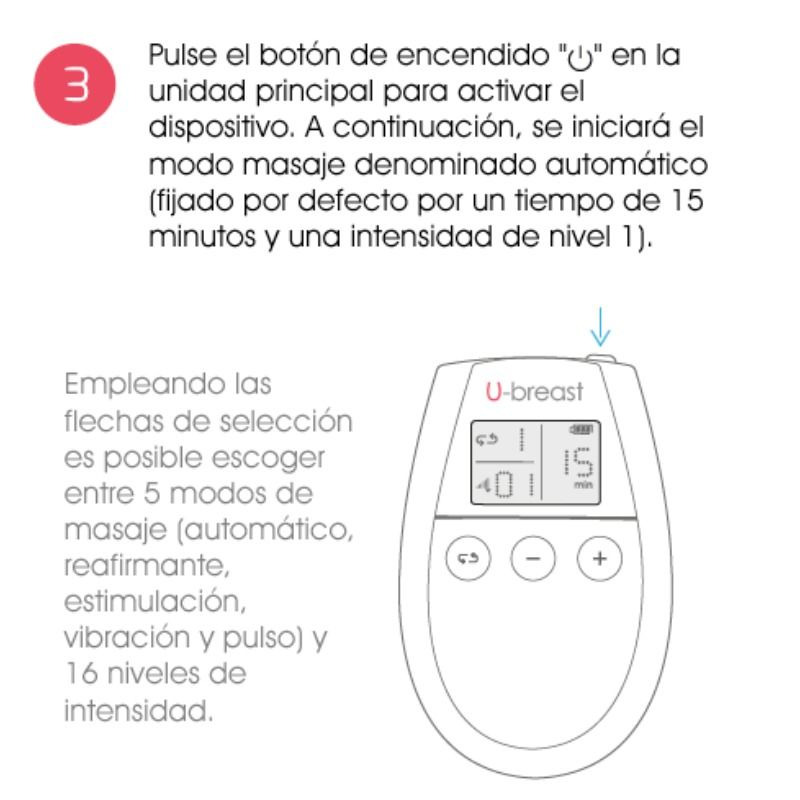 U-Breast Aumento de Pechos Electroestimulación