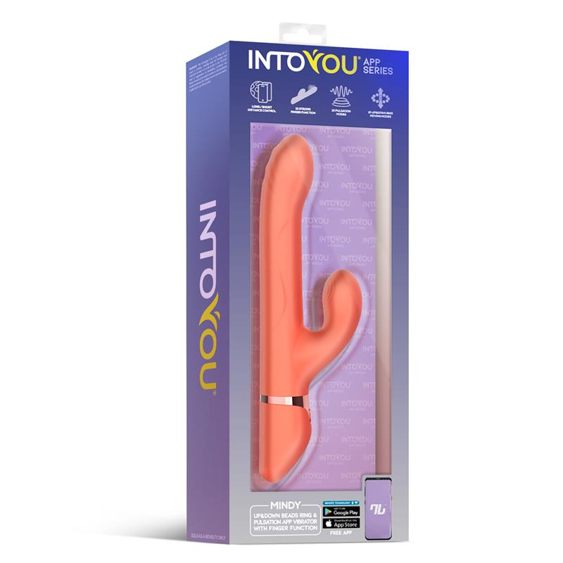 Mindy Vibrador con Up and Down, Finger y Pulsación con app