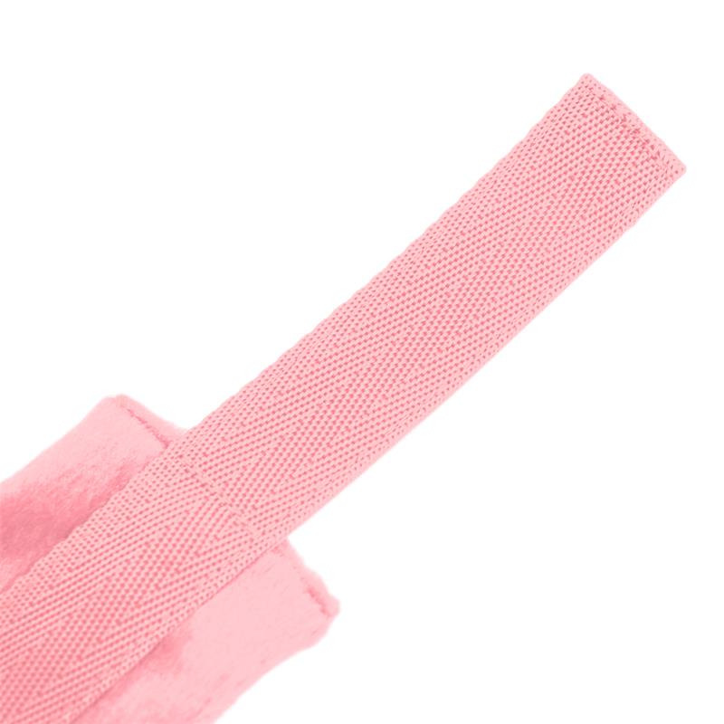 Esposas de Tela con Velcro para Muñecas Rosa