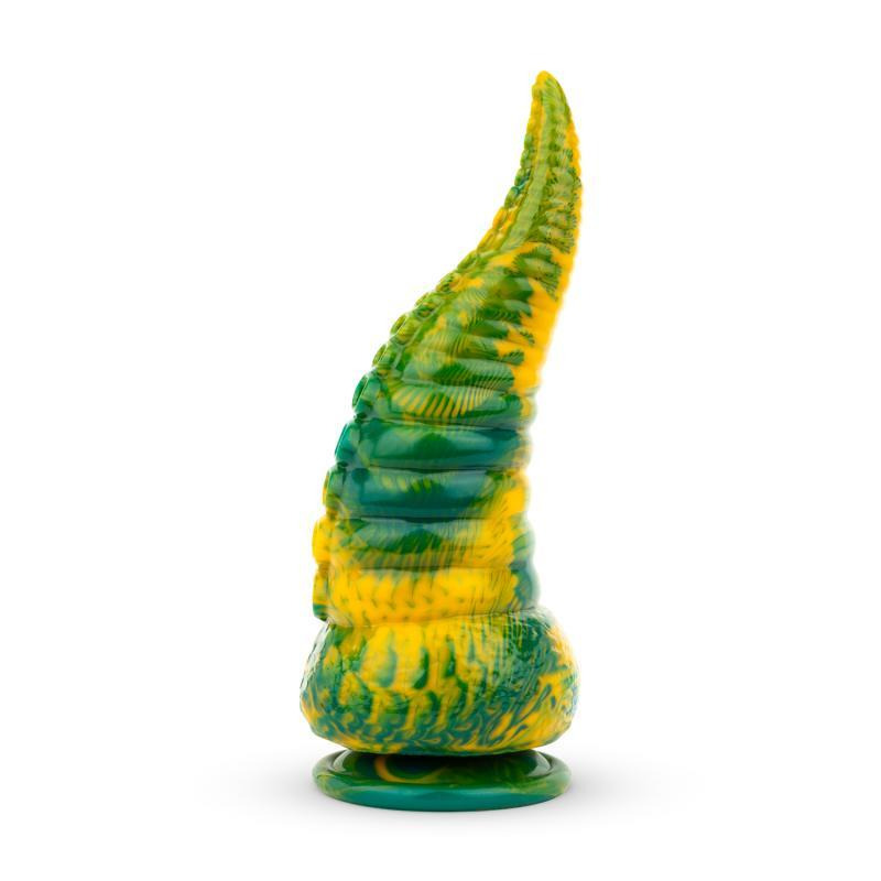 Dildo Tentacle Delight Verde y Amarillo 22,4 cm