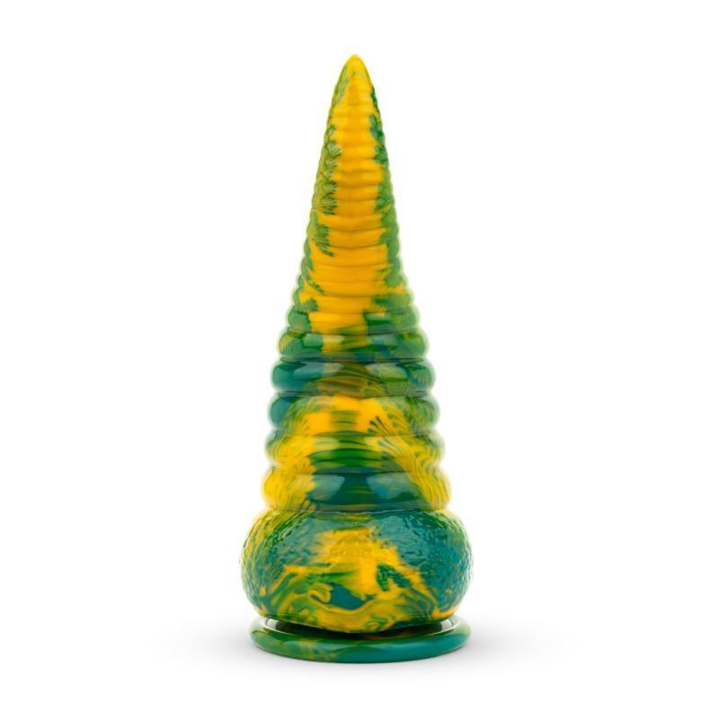 Dildo Tentacle Delight Verde y Amarillo 22,4 cm