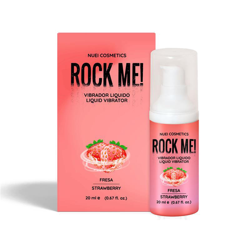 Rock Me! Vibrador Líquido Fresa 20 ml