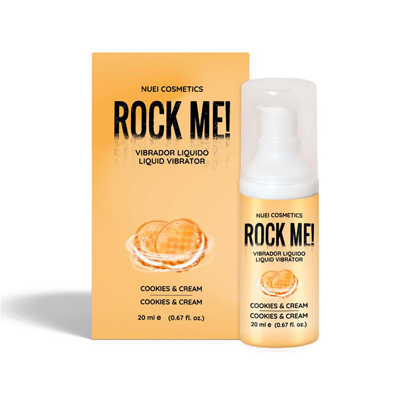 Rock Me! Vibrador Líquido Cookies and Cream 20 ml