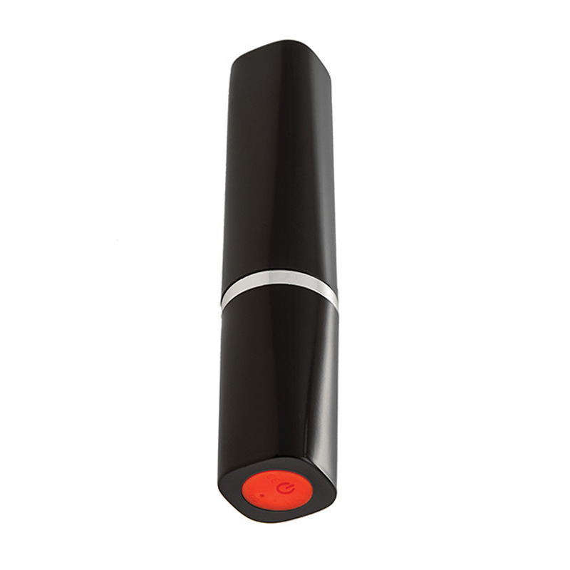 Lipstick Vibrator Negro y Rojo