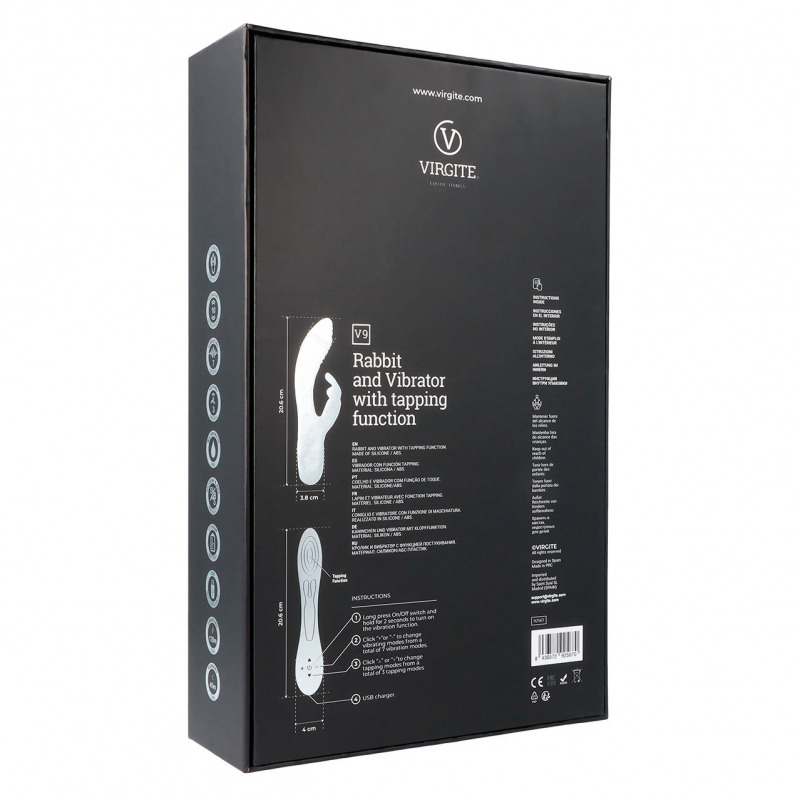 Vibrador Tapping V9 Negro