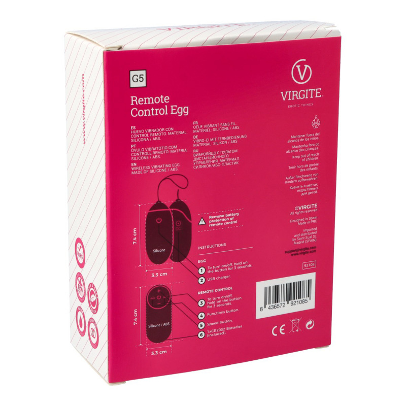 Huevo Vibrador G5 Rosa