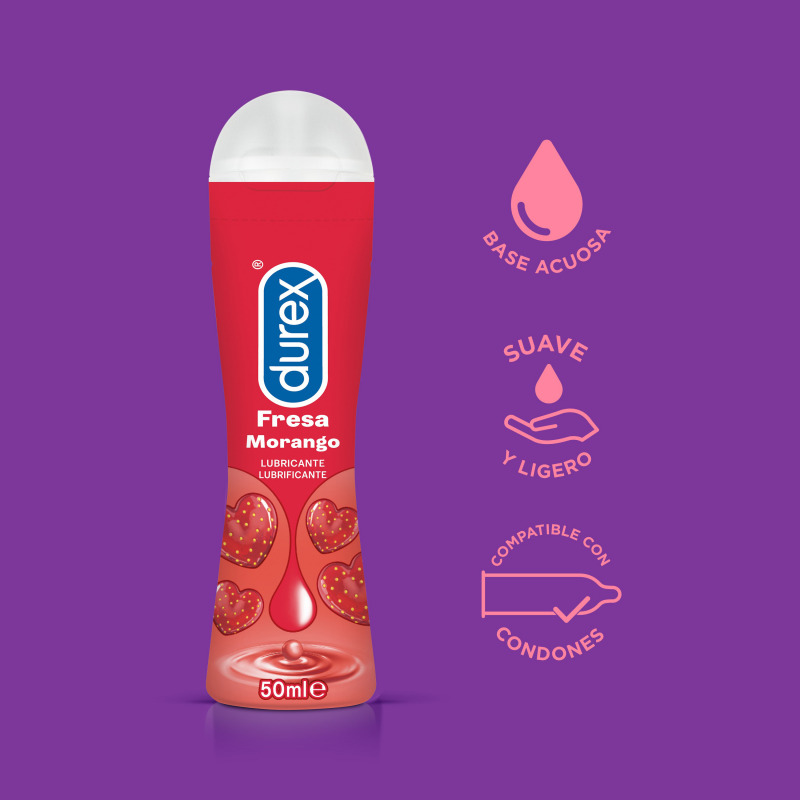 Lubricante Durex Play Fresa 50 ml