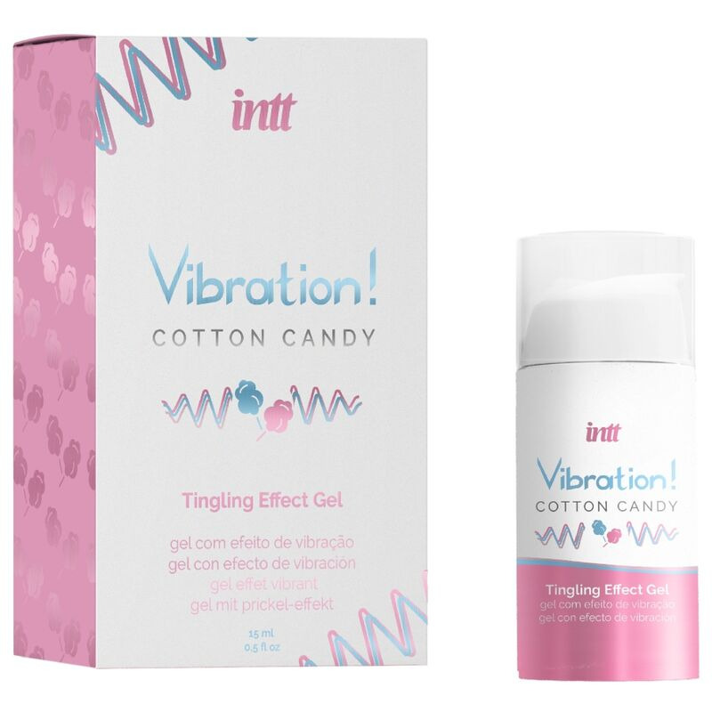 Vibrador Líquido Intt Algodón de Azúcar 15 ml