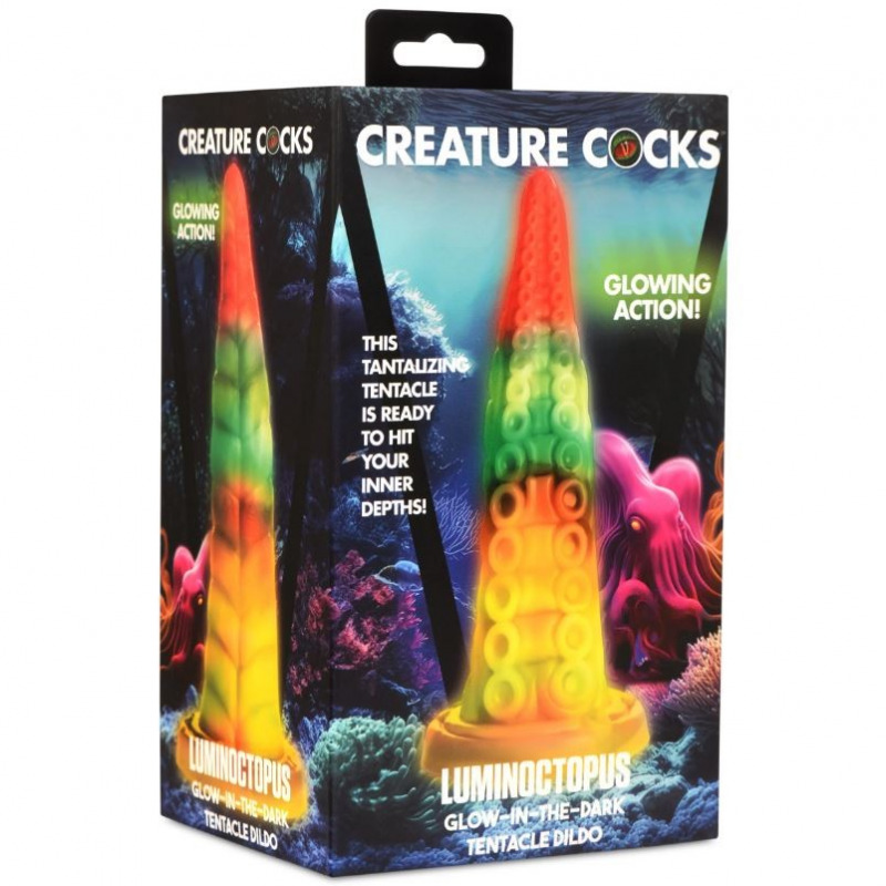 Dildo Luminoctopus Glow-In-The-Dark