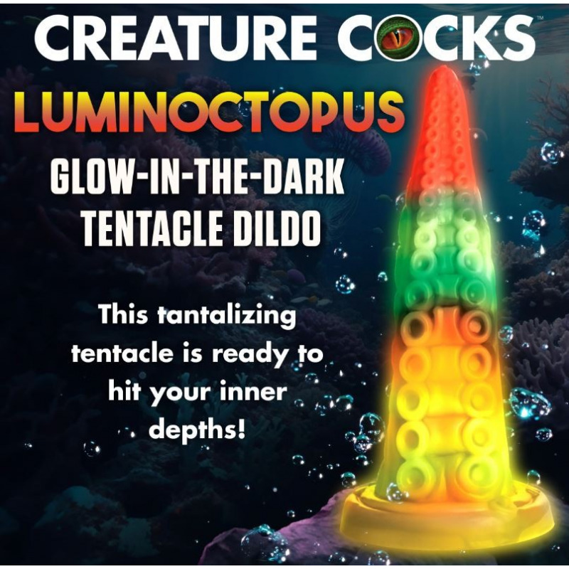 Dildo Luminoctopus Glow-In-The-Dark