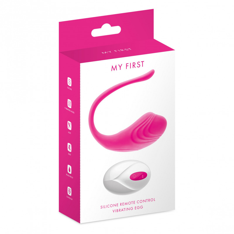 Huevo Vibrador Rosa con Mando