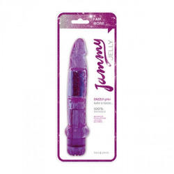 Vibrador Jammy Jelly Dazzly Glitter Morado