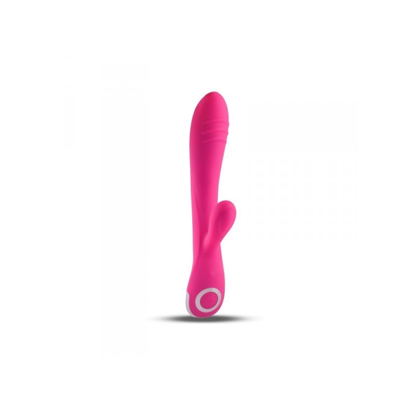 Vibrador con Estimulador Rosa