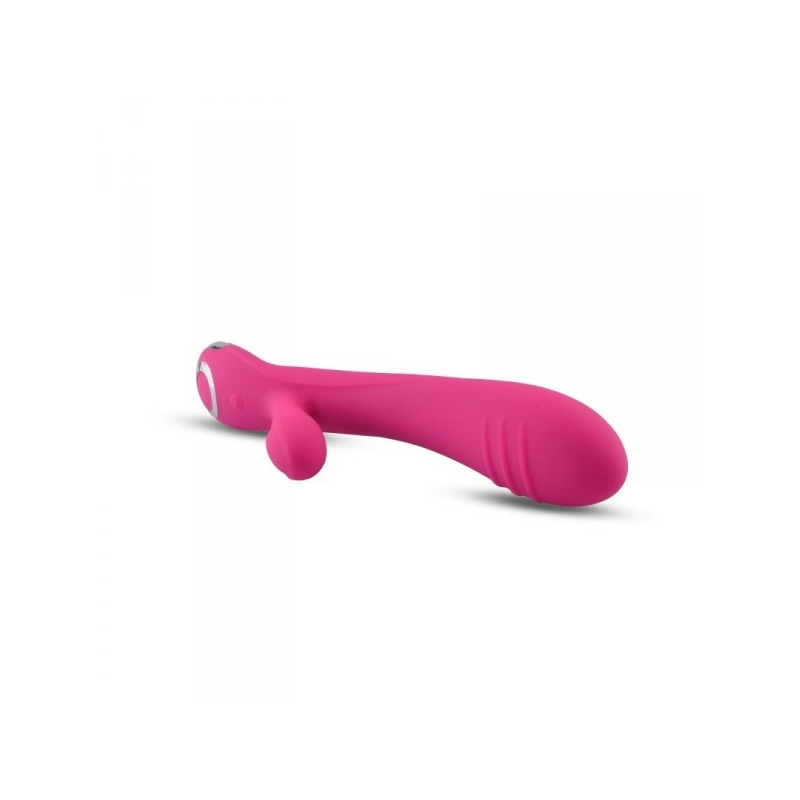 Vibrador con Estimulador Rosa